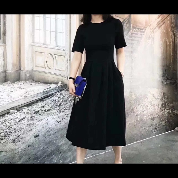 Semi formal Business Casual Black Dress - Picture 2 of 6